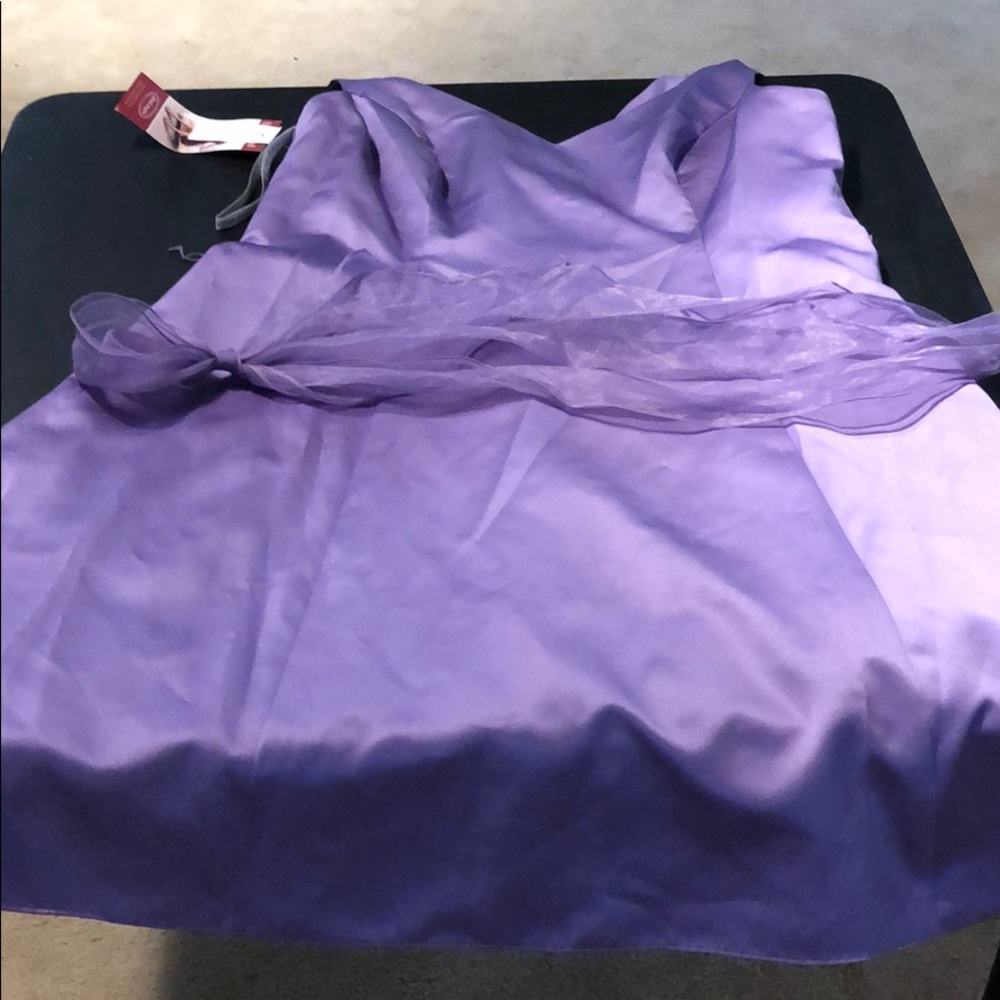 Lilac bridesmaid dress